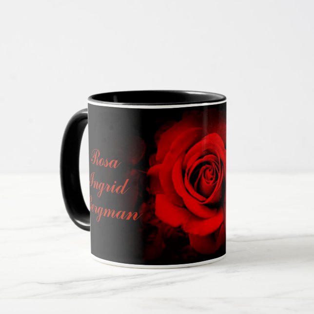 Rosa Ingrid Bergman：Combo Mug Mugg (Framsida vänster)