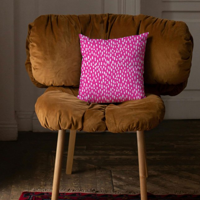 Rosa Inkansliljus Kudde (Pink Dashingly Bright Throw Pillow)
