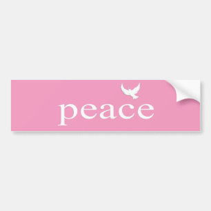 Rosa inspirera fredcitationstecken bildekal