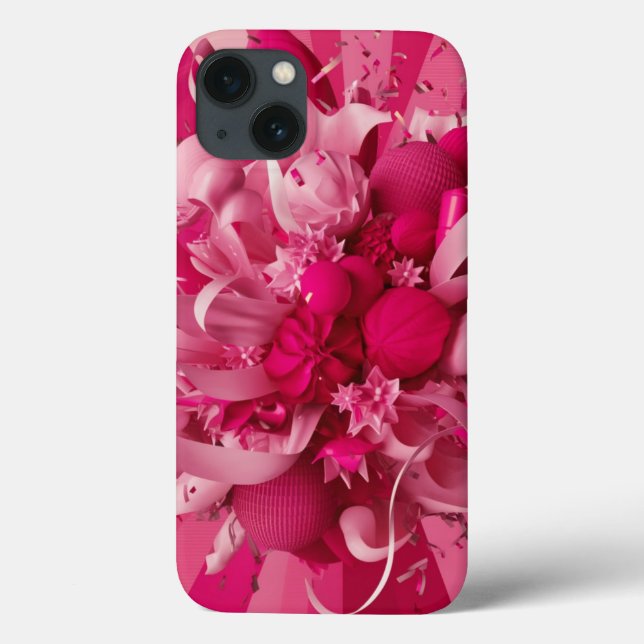 Rosa iPhone 13 Fodral Firande Heliga Ghost Faith (Baksida)