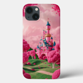 Rosa iPhone 13 Fodral med Lego Stil