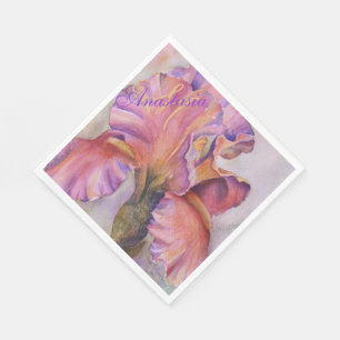 ROSA IRIS HOUSEWARMING PARTY MONOGRAM PAPPERSSERVETT