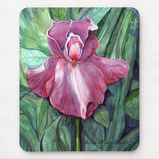 Rosa Iris Mousepad Musmatta (Framsidan)