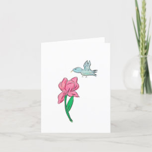 Rosa Iris Tack Kort