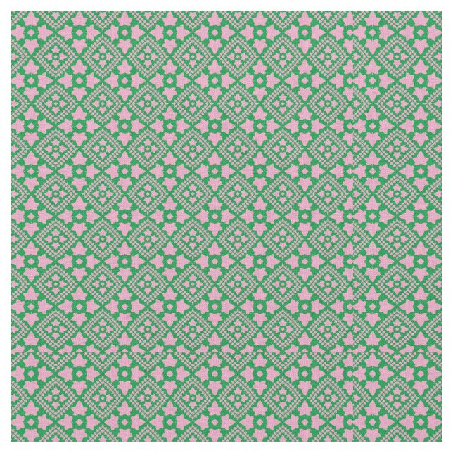 Rosa Ivy Tyg (Närbild)