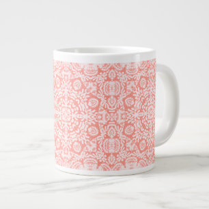 Rosa Jacquard Design Jumbo Mugg