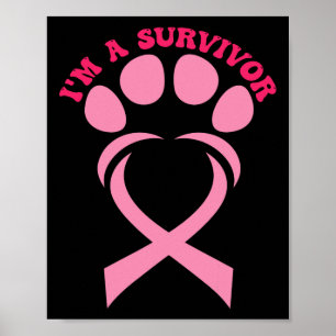 Rosa jag är en medvetenhet om överlevande bröstcan poster