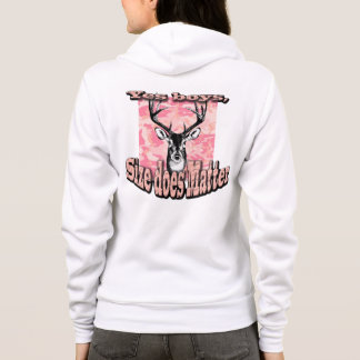Rosa jakt för bock för hjort för Hoodie för Camo Tee Shirt