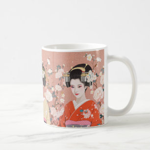 Rosa Japansk Geisha Coffee Mugg