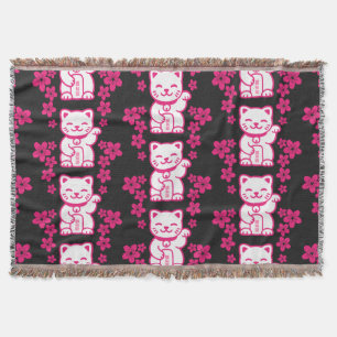Rosa Japanska Maneki-neko Filt