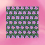 Rosa Japanskt Anemone-Blommönster Sjal<br><div class="desc">Lägg vardroppen på den här fyrkantiga,  rena chiffonslöjan som innehåller fotobilden av en japansk rosa-blomma som är tryckt i ett upprepande mönster. En underbar,  blommigt design! Färg omfattar rosa och grönt. Markera din sjalk storlek.</div>