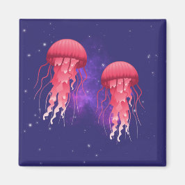 Rosa Jellyfish Magnet