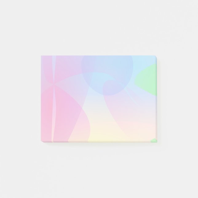 Rosa Jellyfish Post-it Block (Framsida)