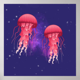 Rosa Jellyfish Poster