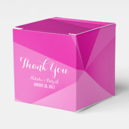 Rosa Jewel Tones Wedding Favor Boxes Presentaskar