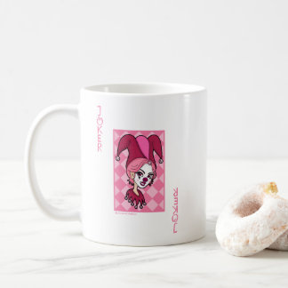 Rosa jokerkort kaffemugg