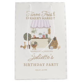 Rosa Jordbrukare på den lokala marknaden: Öka föde