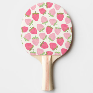 Rosa Jordgubb Söt och Fruktig Pingisracket