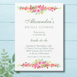  Rosa Jordgubbar och Möhippa från Peony Inbjudningar