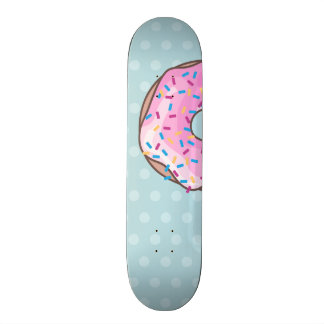 Rosa jordgubbemunk skateboard bräda 19,5 cm