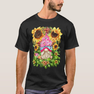 Rosa jordgubbstam Gnome for Women Cute Sol T Shirt