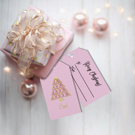 Rosa Joyoux Noel Presentetikett