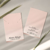 Rosa Juelry Earring Necklace Visning Cards