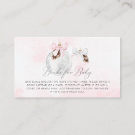 Rosa jul Bokar för Baby Tilläggskort