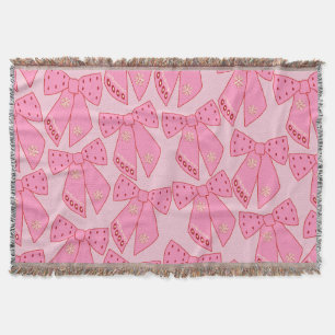 Rosa Jul Bows Filt