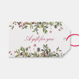 Rosa jul Gräns Helgdag Gift-Märkre Presentetikett