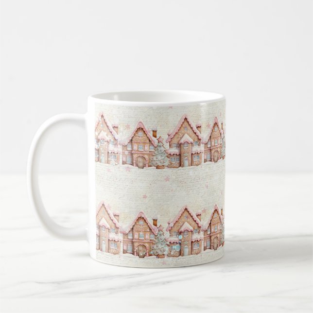 Rosa jul  kaffemugg (Vänster)