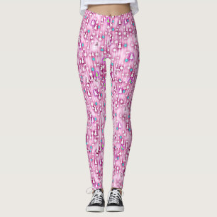 Rosa jul leggings