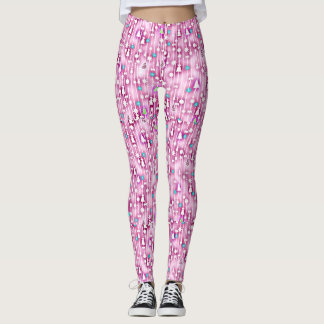 Rosa jul leggings