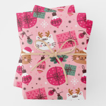 Rosa jul Mönster