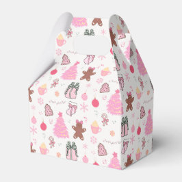 Rosa jul Mönster Presentaskar