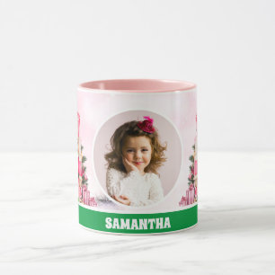 Rosa Jul Nutcracker Kids Photo Hett Chocolate Mugg