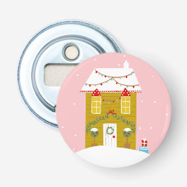 Rosa jul Party Barns födelsedag Helgdag Flasköppnare