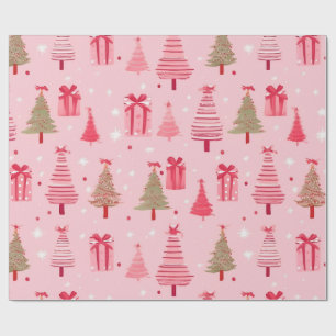 Rosa jul presentpapper