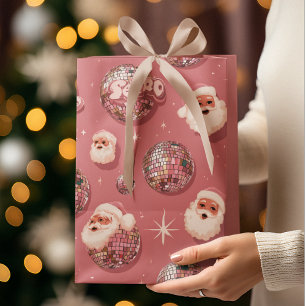 Rosa jul retro tomte presentbutik