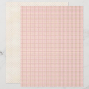 Rosa jul Söt Pastell Scrapbookpapper