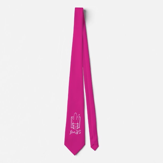 Rosa julaftonparty slips (Framsida)