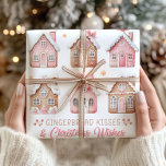 Rosa Julbrödrott Hushåll Pappra Presentpapper<br><div class="desc">Lägg dina helgdag i söthet med den här charmerande Rosan Julbrödbröd - pappra hus! Den här pappra inslagningen ger en snygg bild av dina helgdag-festligheter. Perfekt för att sprida önskemål och glädje till jul är idealisk för att slå in gåvor till familj, vänner och julfester. Lägg till lite värme och...</div>