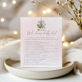 Rosa julgran som känner pappa bäst