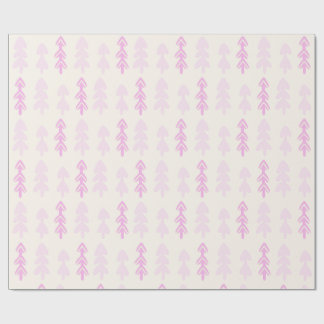 Rosa Julgran Wrapping Papper Presentpapper