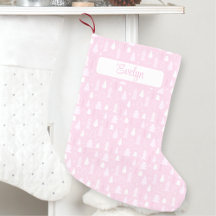 Rosa Julgranar Mönster Namn