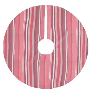 Rosa Julgransmatta Borstad Polyester