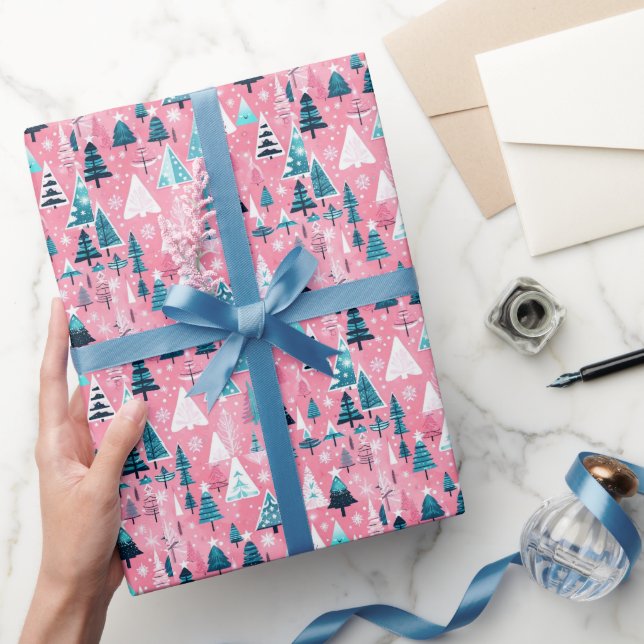 Rosa julhelger presentpapper (Gifting)