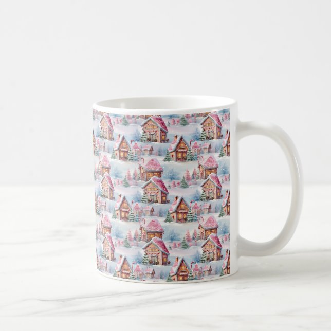 Rosa Julkaffe Mugg (Höger)