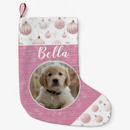 Rosa julklapp - julklapp liten julstrumpa