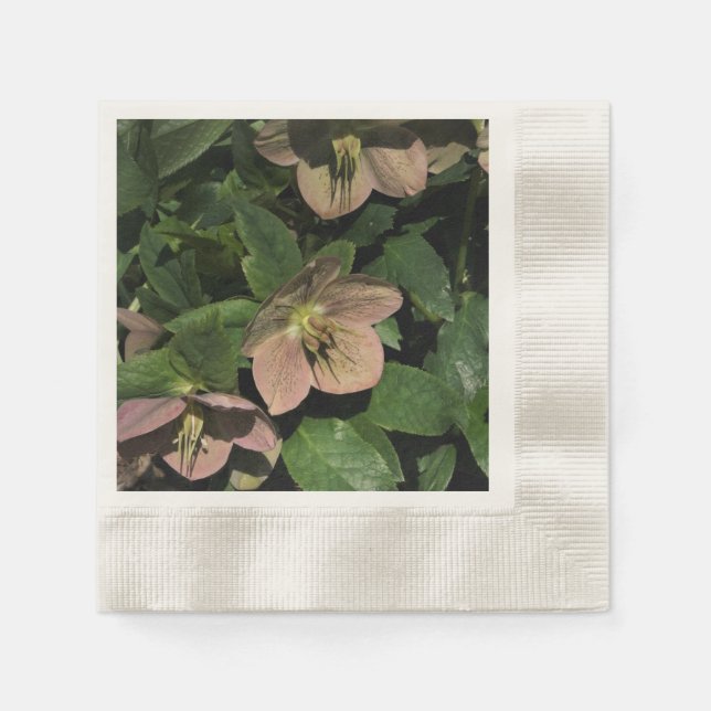 Rosa julros pappersservett (Framsidan)